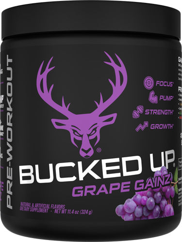 Bucked UP Pre-workout Grape Gainz 30 Servings