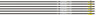 Easton Arrow 5.0 340 2" Blazer Halfout Insert 6PK