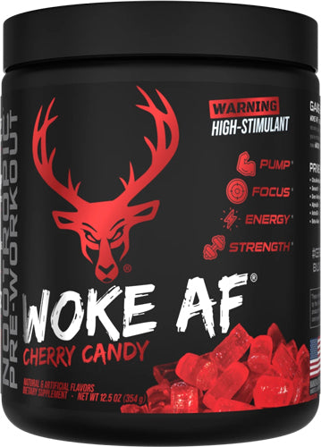 Bucked UP Pre-workout Woke AF Cherry Hard Candy 30 Servings