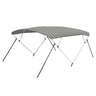 Carver 3 Bow 5487U Bimini Top with Boot - Cadet Grey Acrylic