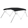 Carver 3 Bow 5481U Bimini Top with Boot - Black Acrylic