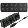 Maretron CKM12 Keypad w/CKM to NMEA 2000® Adapter Cable - 0.2M (Horizontal Orientation)