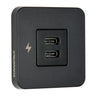 Scanstrut TILE USB-C Interior Charging Socket - 12/24V - Black Bezel