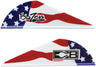 Bohning Blazer Vanes True Color 2" American Flag 36pk