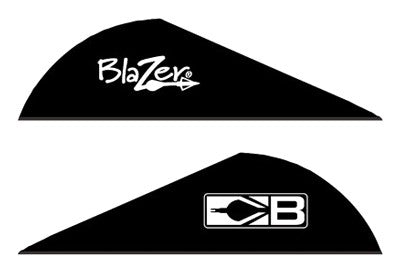 Bohning Blazer Vanes 2" Solid Black 36pk