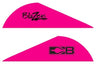 Bohning Blazer Vanes 2" Solid HOT Pink 36pk