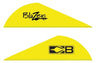 Bohning Blazer Vanes 2" Solid Neon Yellow 100pk