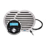Aquatic AV GP1 Gauge Stereo & Economy 6.5" Speakers - White (Pair)