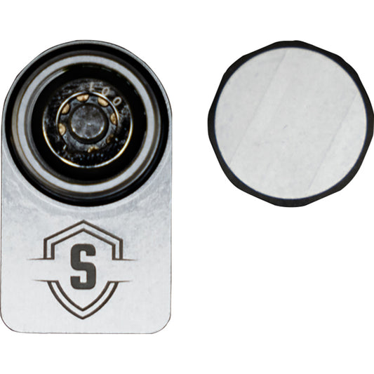 Secure Outdoors Elite Lock - Single - Minn Kota QRB - Silver