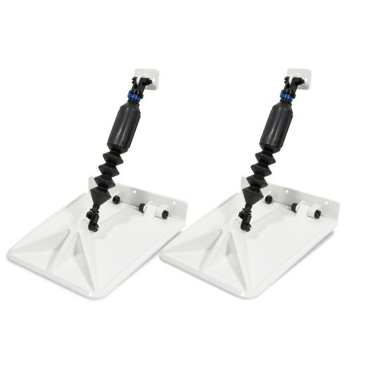 Smart Tabs SX Trim Tabs by Lectrotab 9.5” x 10” f/18'-20’ Boat w/150 - 240HP - White
