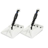 Smart Tabs SX Trim Tabs by Lectrotab 9.5” x 10” f/13'-15’ Boat w/30 - 40HP - White