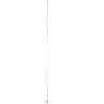 Scout 8' White VHF Antenna 6dB Heavy Stainless Steel Ferrule w/6M RG-8x Includes PL-259 Heavy Duty Offshore Antenna KS-43