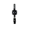 Powerwinch Select Series Jack - 1200lb, Weld-On, Single Wheel, Carbon Black