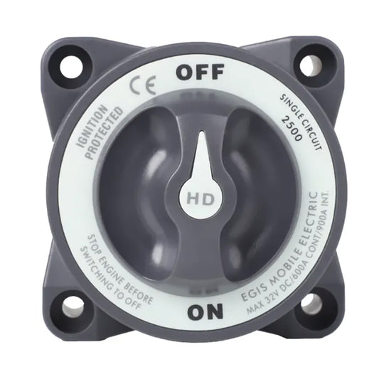 Egis Battery Switch - Heavy Duty-Series 600A - Off/On