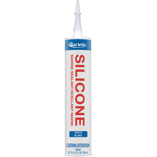 Star brite Marine Silicone Sealant - White - 10.3 oz