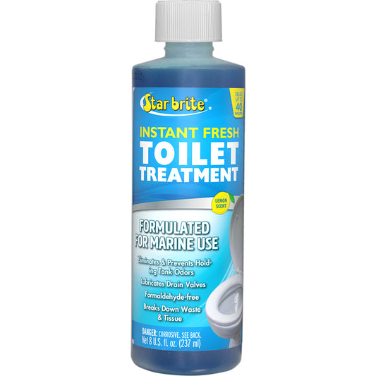 Star brite Instant Fresh Toilet Treatment - Lemon Scent - 8 oz *6 Pack