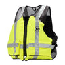 Mustang Industrial Mesh Vest - Hi-Vis Fluorescent Yellow Green - Small/Medium