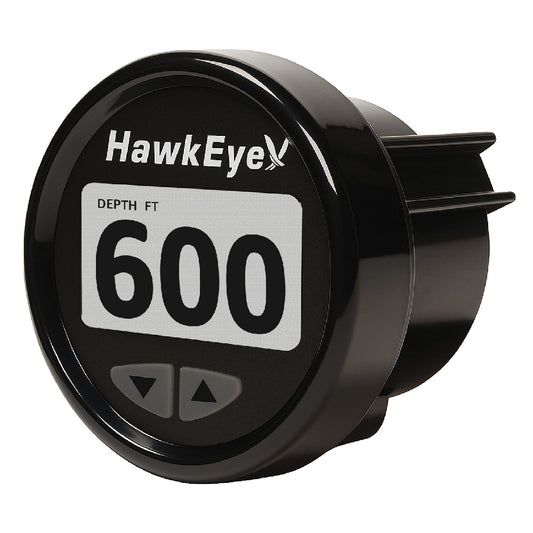 HawkEye DepthTrax® Edge In-Dash Depth Finder - HD Color Display - 600' Max Depth - TM Transducer