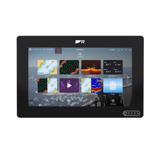 Raymarine Axiom 2 RV 9" Chartplotter/Fishfinder w/RealVision 3D Sonar, Lighthouse North America Chart & RV-100 Transducer