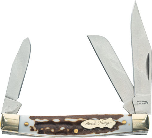 Uncle Henry Knife Next GEN Staglon JR Folding 3-blade