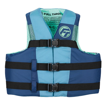 Full Throttle Nylon Life Jacket - Youth - Blue/Black