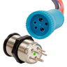 Bluewater 22MM Programmable Waterproof Momentary Off- (On) Switch w/Breaker