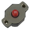 Egis 20A Push Button Circuit Breaker - Reset Only