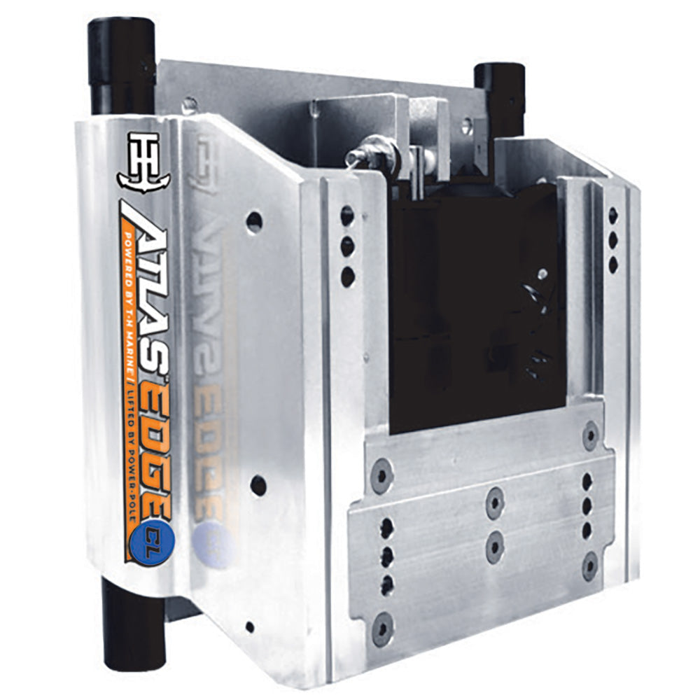 T-H Marine ATLAS™ EDGE 6" Set Back Hydraulic Jack Plate - Classic - Silver