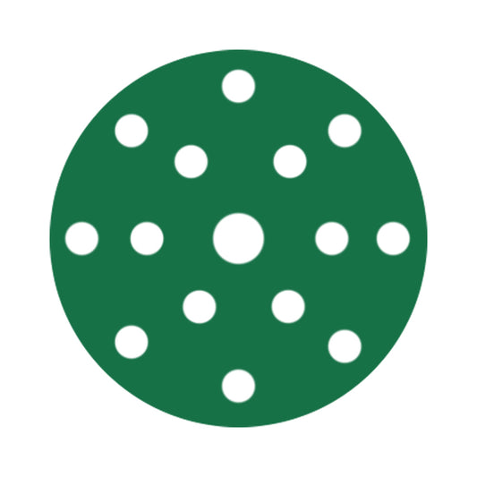RUPES PROCUT Film Abrasive Discs 150mm (6") - 15 Holes - P220 Grit *Box of 50pcs