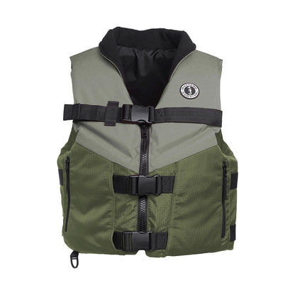 Mustang Accel Foam Vest - Green/Grey - Small
