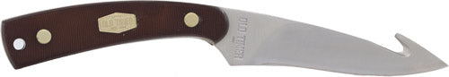 OLD Timer Knife Guthook Skinnr 3.5" Fixed S/S Delrin W/sheath