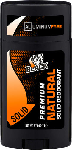 DDW Black Premium Deoderant Natural Solid 2.75oz