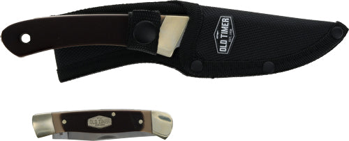 OLD Timer Knife Fixed/folder Combo W/sheath Promo Q3 26'<