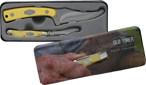 OLD Timer Knife Sharpfinger Yellow Combo Promo Q4 26'<
