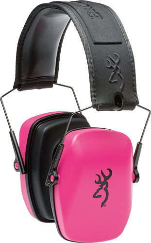 Browning Buckmark III Hearing Protector Fldbl NRR 27db Pink