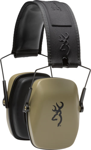 Browning Buckmark III Hearing Protector Fldbl NRR 27db FDE