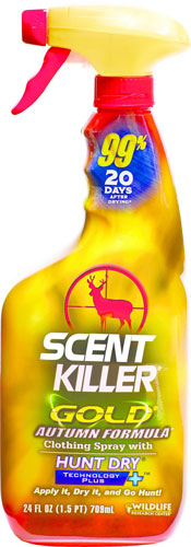 WRC Case Pack OF 4 Scent Elimination Spray Gold 24oz AU