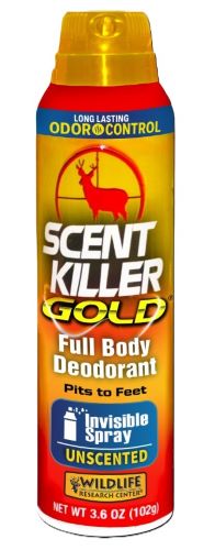 WRC Deordorant Spray Scent Killer Gold 3.6oz Spray
