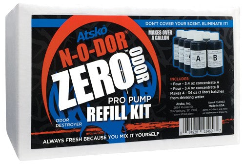 Atsko Zero N-o-dor Oxidizer PRO Pump Refill KIT Makes 1gal
