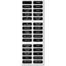 Blue Sea 8031 AC Panel Basic 30 Label Set