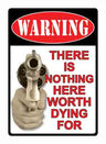 Rivers Edge Sign 16" "there's Nothing Here"