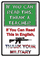 Rivers Edge TIN Sign 12"x17" "IF YOU CAN Read This Sign"