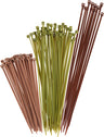 Allen Nylon Cable Ties 100pk Assorted Green/brown/tan