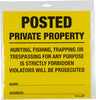 Allen Posted NO Trespassing Sign 12 Pack