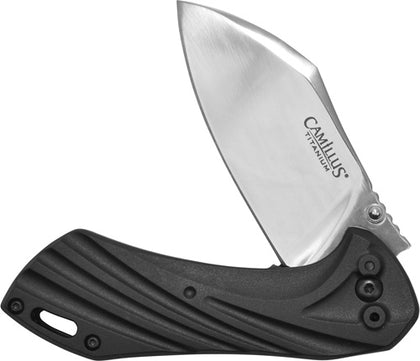 Camillus Chunk Folding Cleaver 7.25" OAL Stainless/black