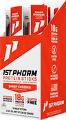 1ST Phorm Protein Beef Sticks Sharp Cheddar 15 Sticks