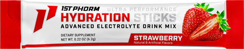 1ST Phorm Hydration Sticks Strawberry 20 Count