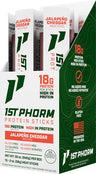 1ST Phorm Protein Beef Sticks Jalepeno Cheddar 15 Sticks