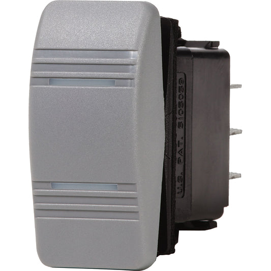 Blue Sea 8220 Water Resistant Contura III Switch - ON-OFF-ON - Grey