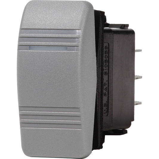Blue Sea 8221 Water Resistant Contura III Switch - (ON)-OFF-ON - Grey